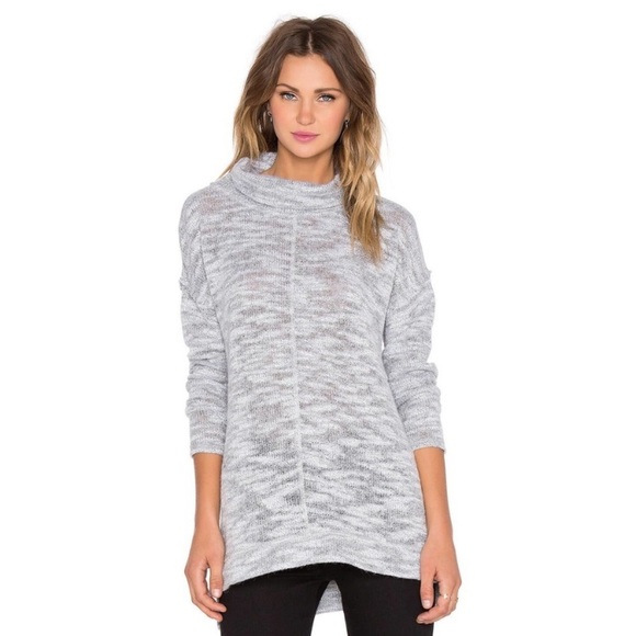 Sanctuary Aaron Cowl Neck Sweater Gray - XS - Picture 1 of 5